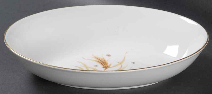 Golden Maize 9" Oval Vegetable Bowl by Royal Doulton-1