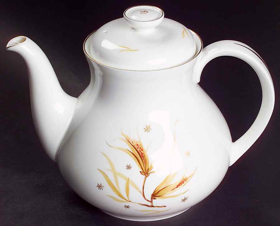 Golden Maize Teapot & Lid by Royal Doulton-1