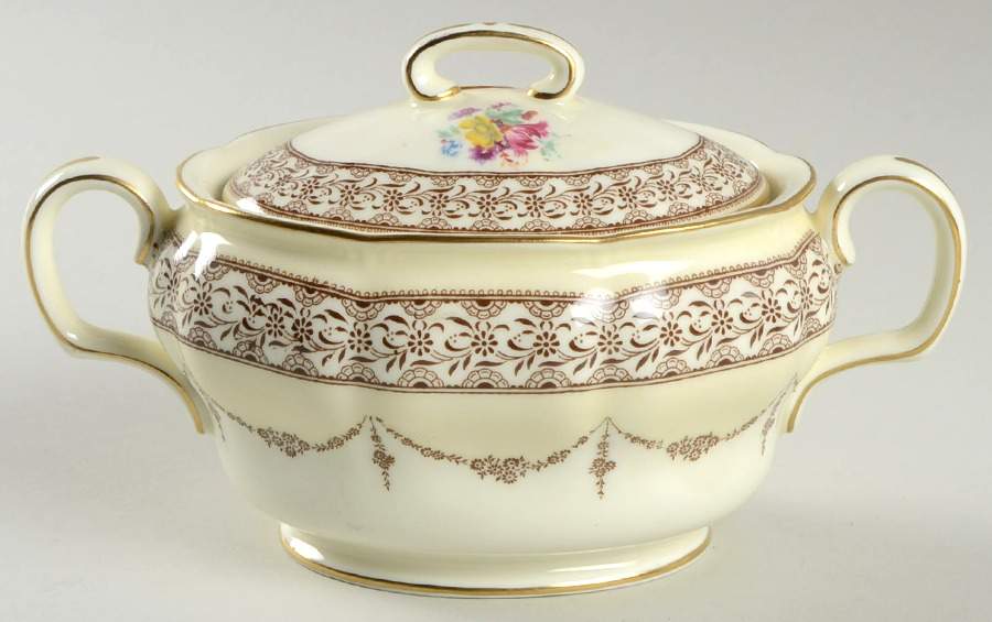 The Goodwood Sugar Bowl & Lid by Royal Doulton-1