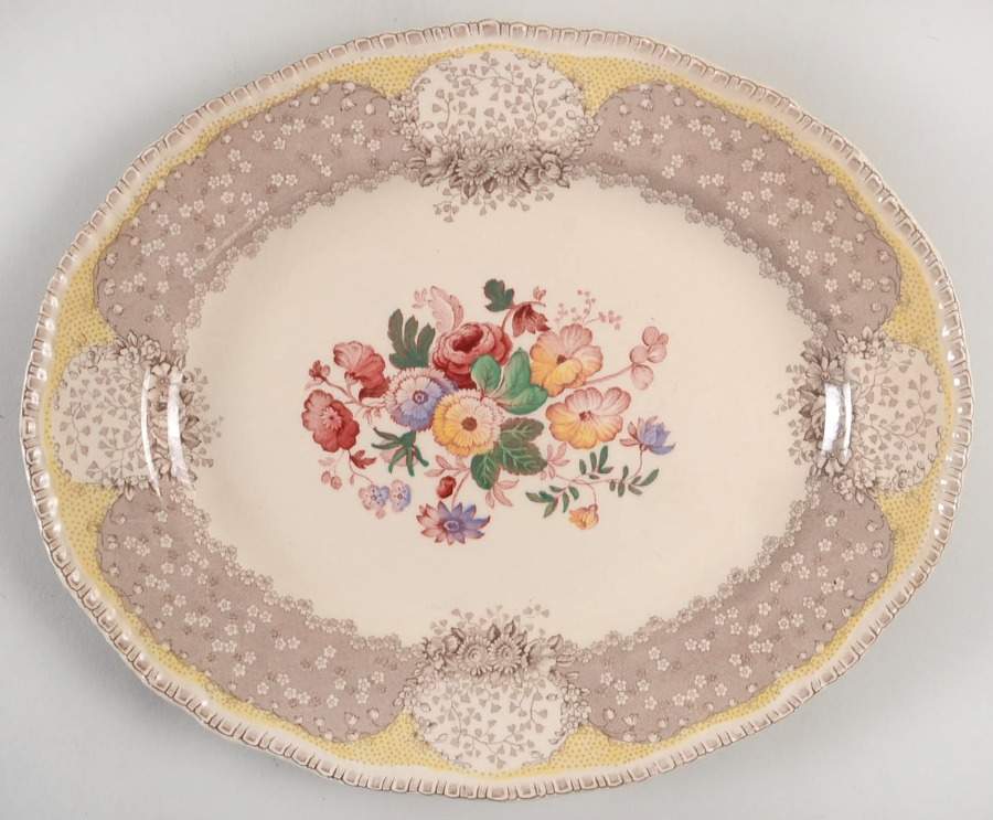 Gossamer 11" Oval Serving Platter by Royal Doulton-1
