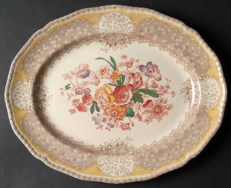 Gossamer 15" Oval Serving Platter by Royal Doulton-1