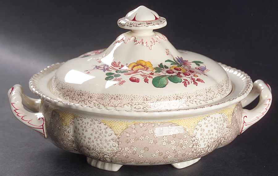 Gossamer Round Covered Vegetable by Royal Doulton-1
