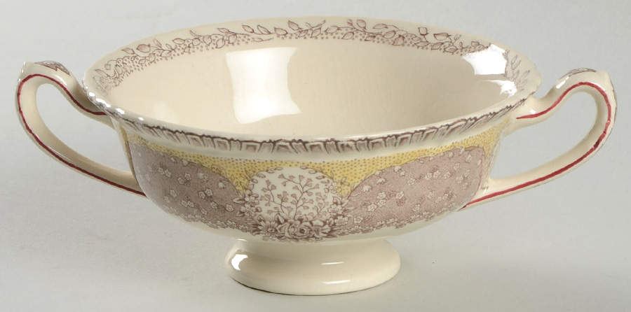 Gossamer Footed Cream Soup Bowl by Royal Doulton-1