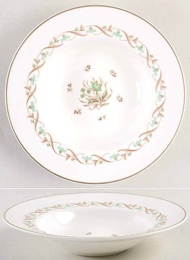 Golden Spice Rim Soup Bowl by Royal Doulton-1