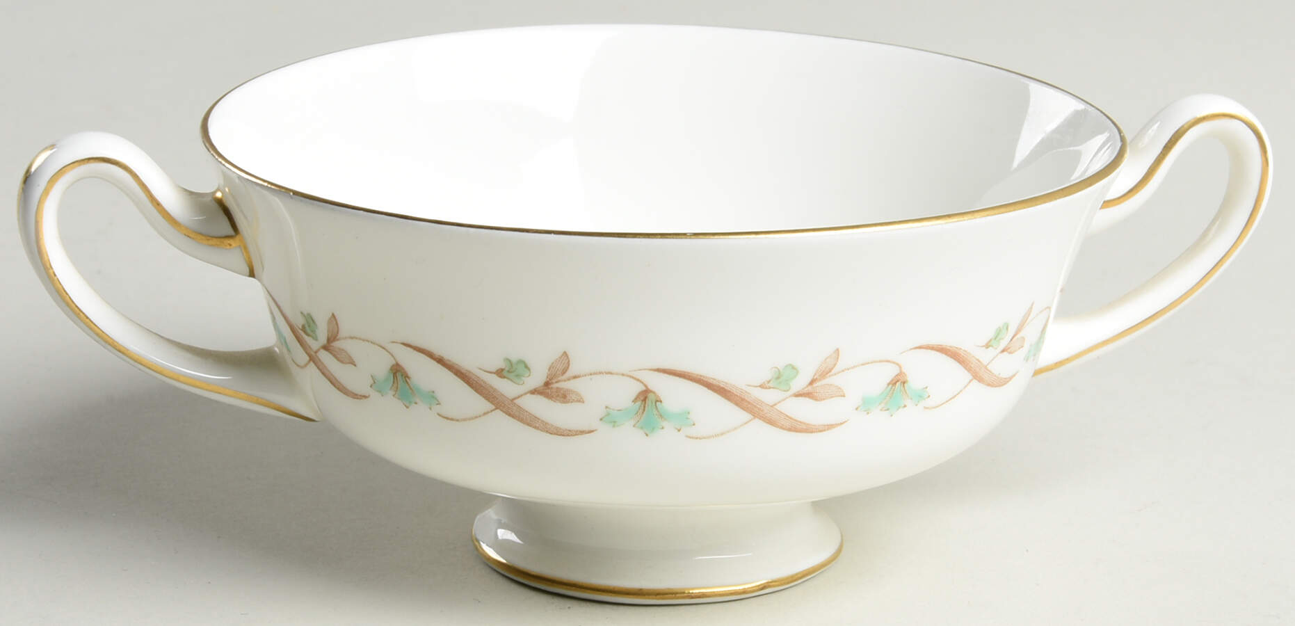 Golden Spice Footed Cream Soup Bowl by Royal Doulton-1