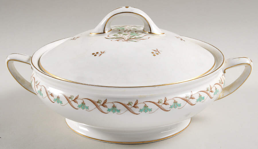 Golden Spice Round Covered Vegetable by Royal Doulton-1