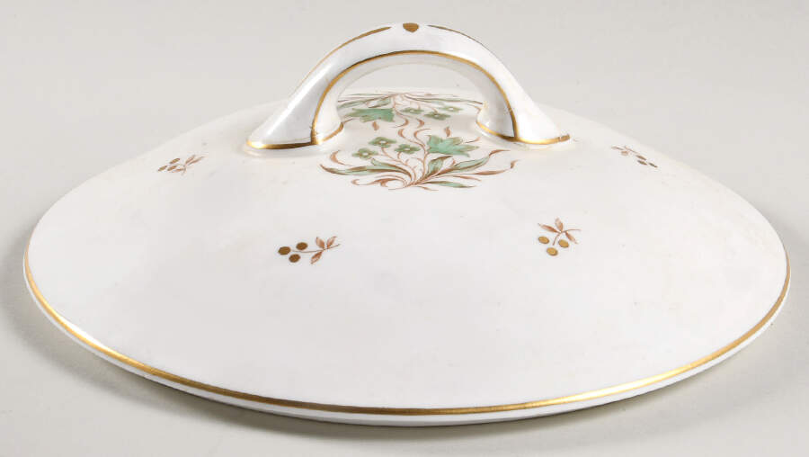 Golden Spice Lid for Round Vegetable by Royal Doulton-1
