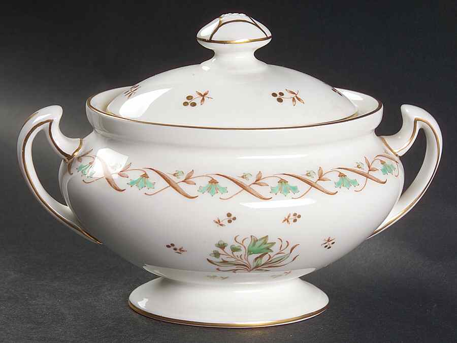 Golden Spice Sugar Bowl & Lid by Royal Doulton-1