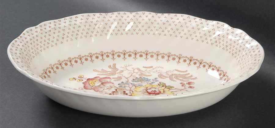 Grantham 10" Oval Vegetable Bowl by Royal Doulton-1