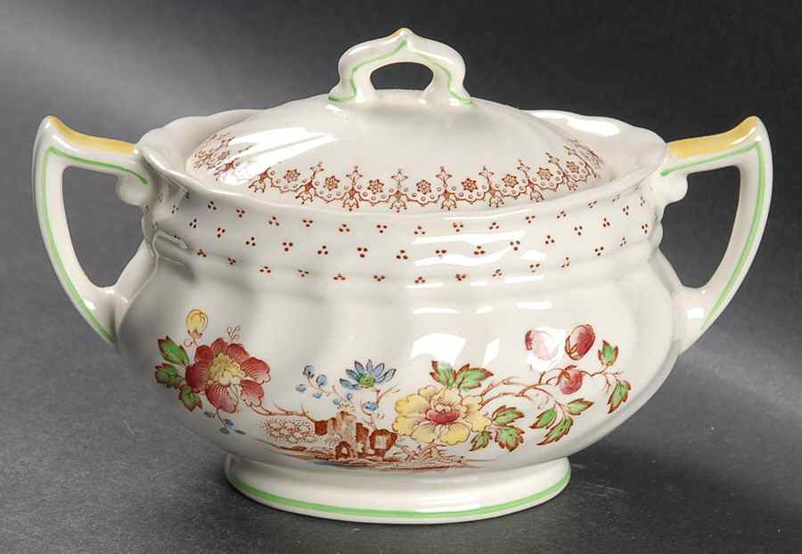 Grantham Sugar Bowl & Lid by Royal Doulton-1