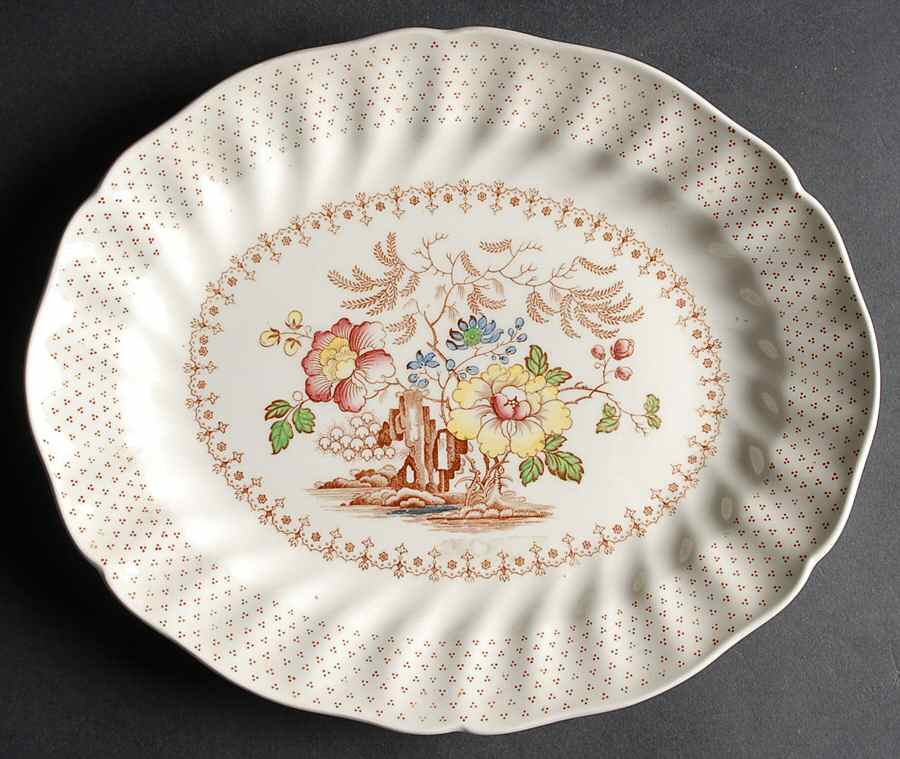 Grantham 11" Oval Serving Platter by Royal Doulton-1