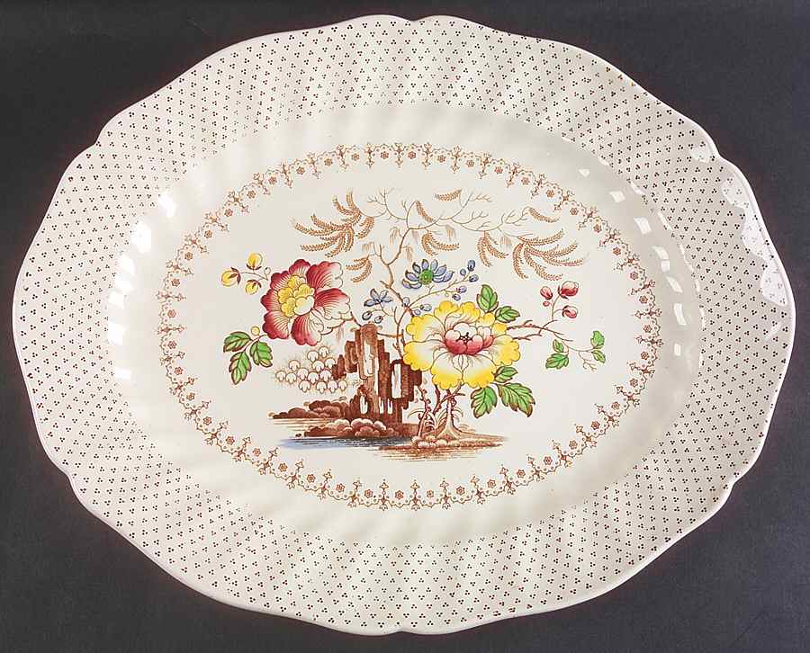 Grantham 17" Oval Serving Platter by Royal Doulton-1
