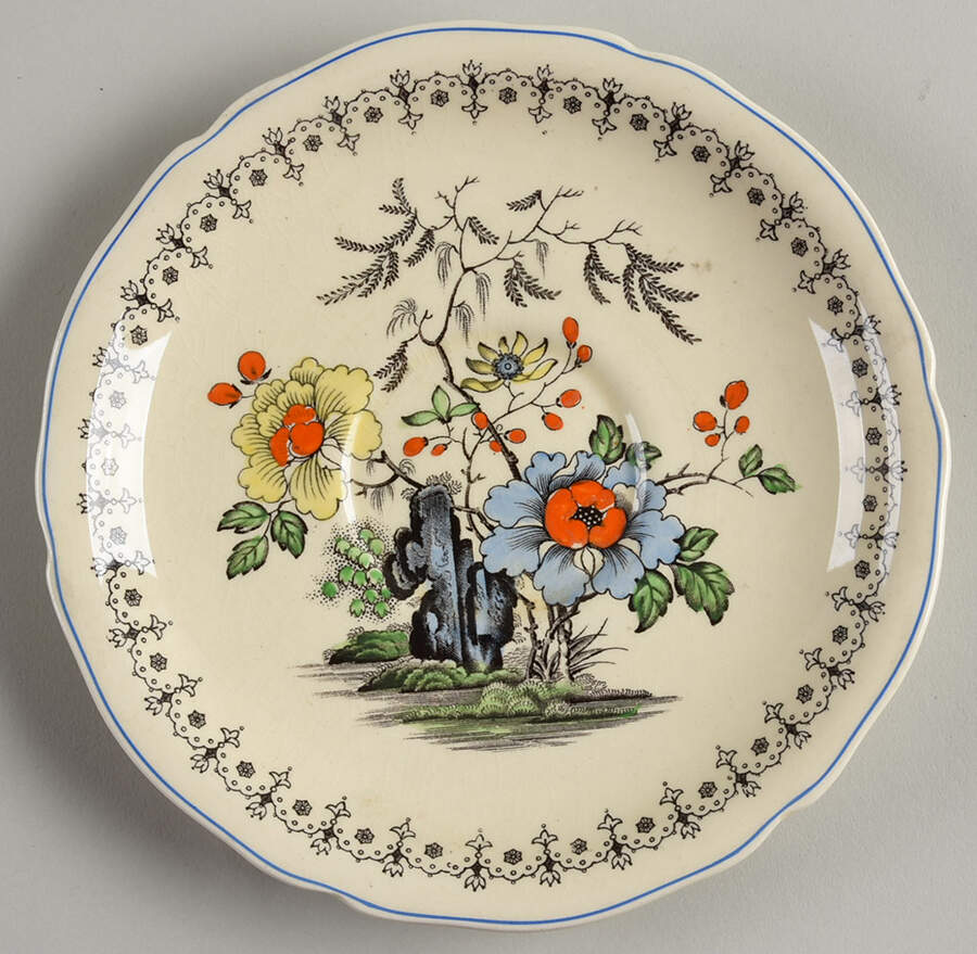The Granville Saucer for Cream Soup Bowl by Royal Doulton-1