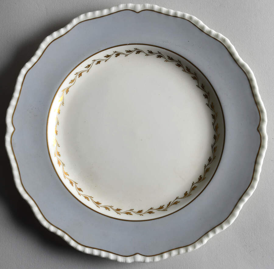 Gray Rim Salad Plate by Royal Doulton-1