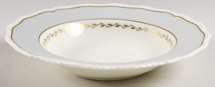 Gray Rim Rim Soup Bowl by Royal Doulton-1