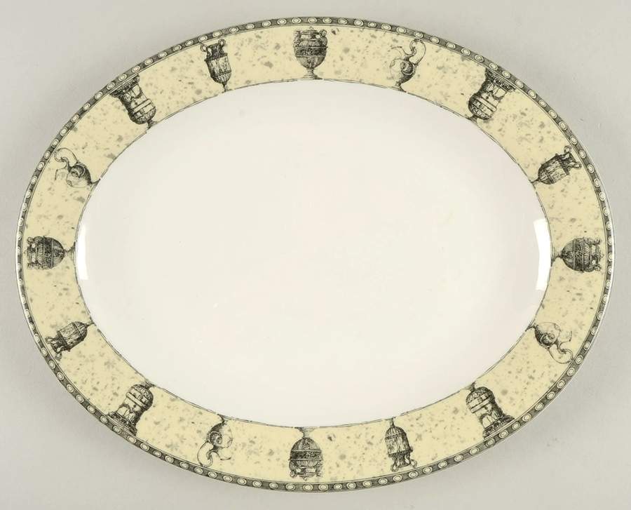 Greek Urn 13" Oval Serving Platter by Royal Doulton-1