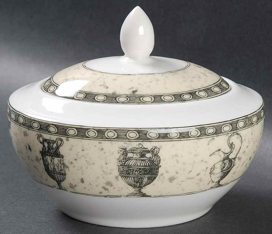 Greek Urn Sugar Bowl & Lid by Royal Doulton-1