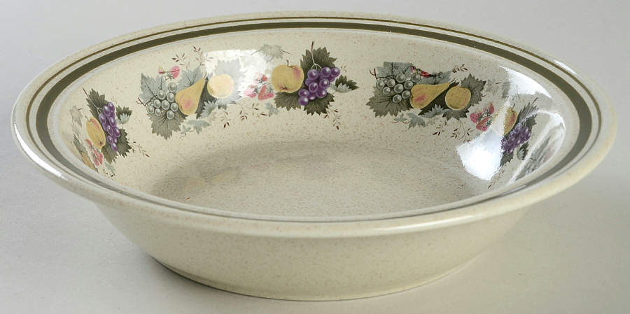 Harvest Garland (Rim) Rim Soup Bowl by Royal Doulton-1