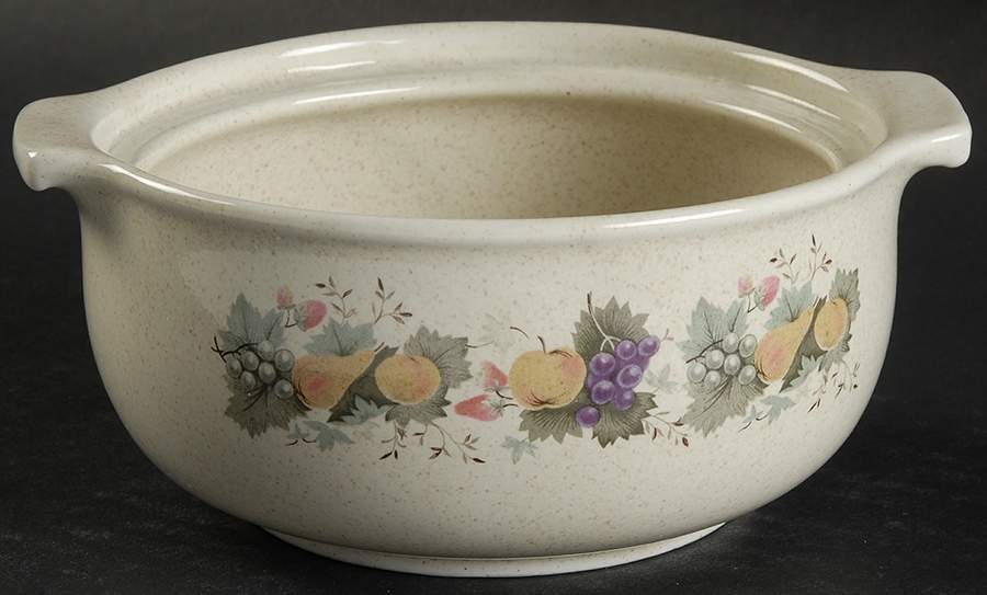 Harvest Garland (Rim) Individual Casserole No Lid by Royal Doulton-1