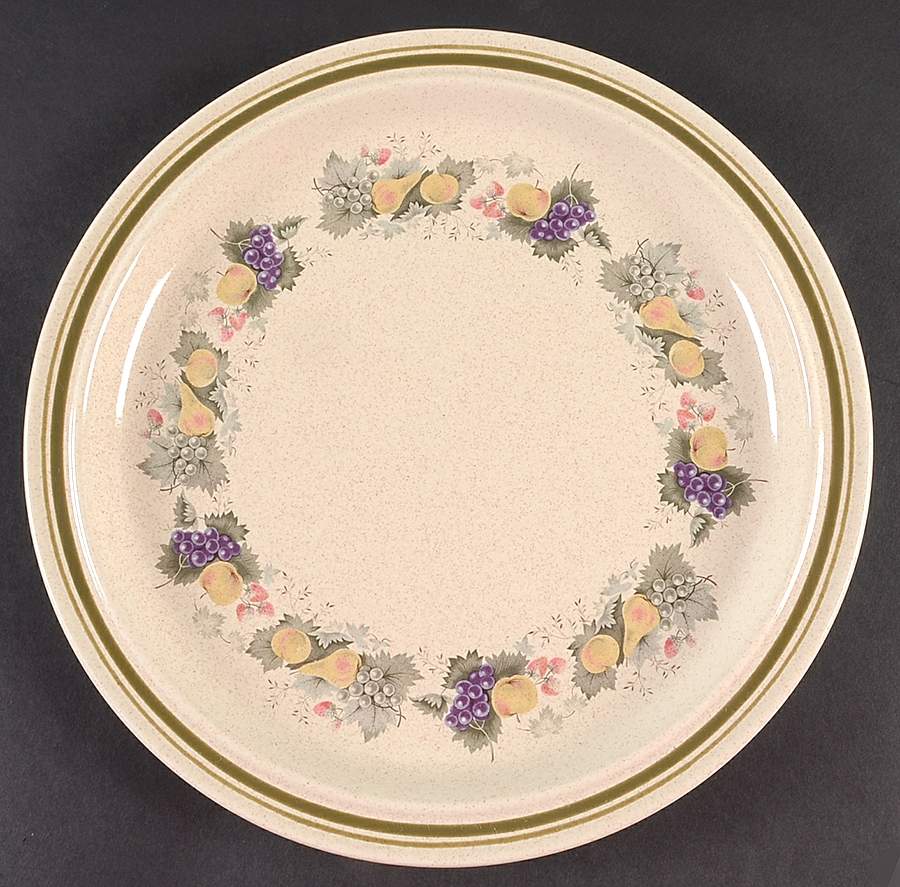 Harvest Garland (Rim) Luncheon Plate by Royal Doulton-1