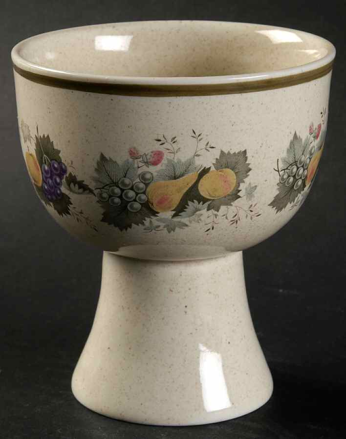 Harvest Garland (Rim) China Goblet by Royal Doulton-1