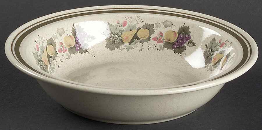 Harvest Garland (Rim) Rim Soup Bowl by Royal Doulton-1