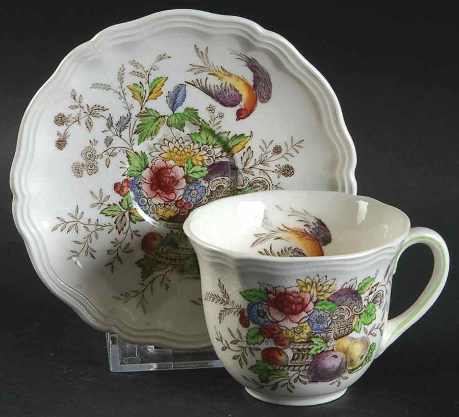 Hampshire Flat Demitasse Cup & Saucer Set by Royal Doulton-1