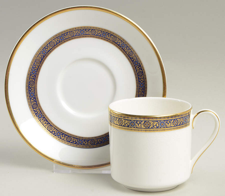 Harlow Flat Demitasse Cup & Saucer Set by Royal Doulton-1