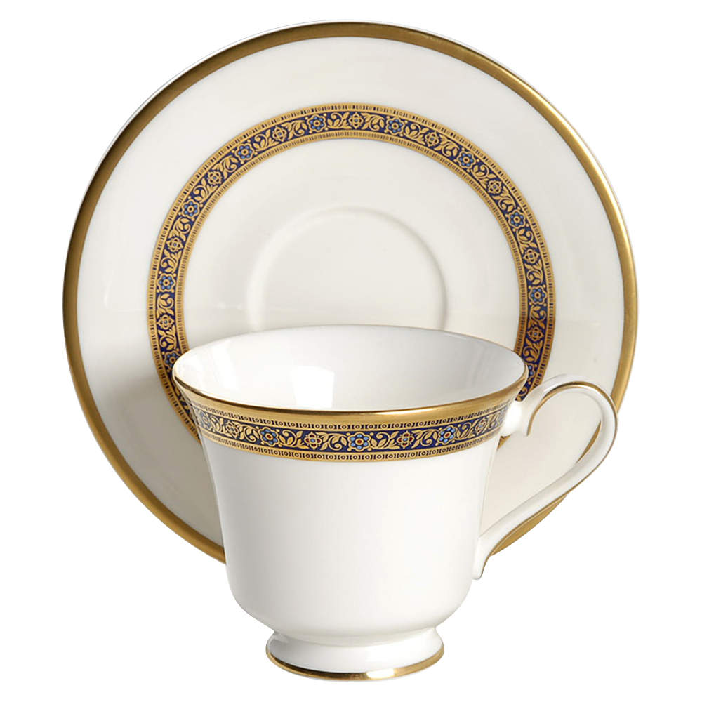 Harlow Footed Cup & Saucer Set by Royal Doulton-1