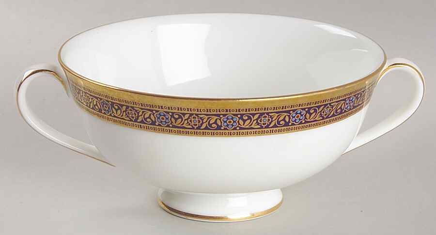 Harlow Footed Cream Soup Bowl by Royal Doulton-1