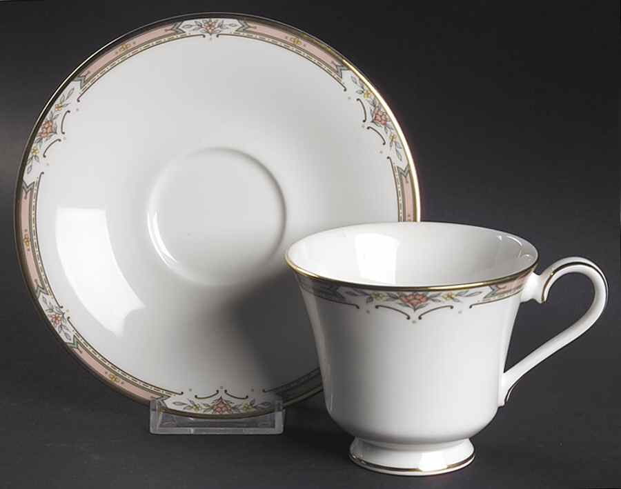 Hardwick Footed Cup & Saucer Set by Royal Doulton-1