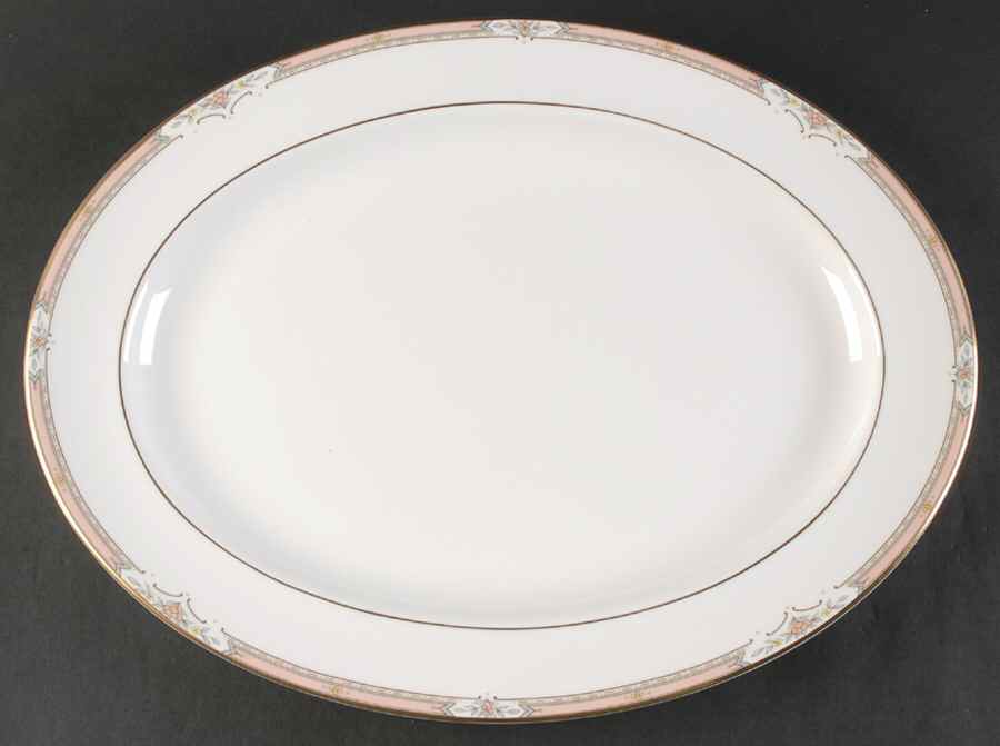 Hardwick 16" Oval Serving Platter by Royal Doulton-1