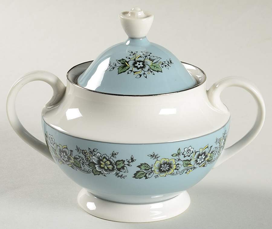 Harmony Sugar Bowl & Lid by Royal Doulton-1