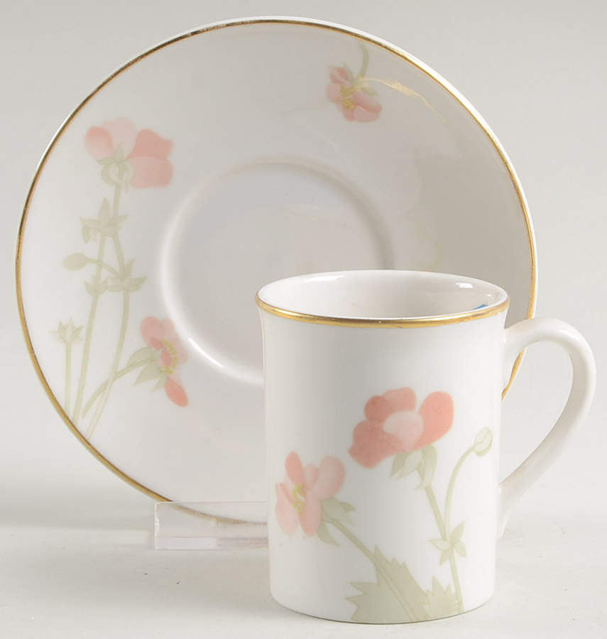 Harmony Flat Demitasse Cup & Saucer Set by Royal Doulton-1