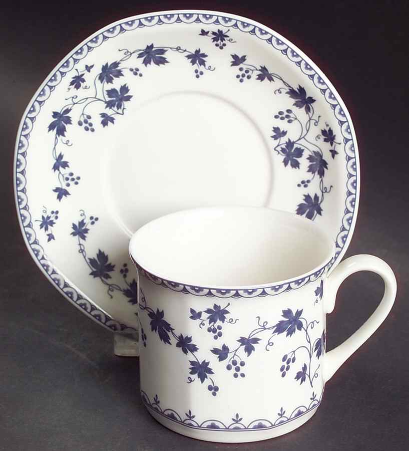Hartford Flat Cup & Saucer Set by Royal Doulton-1