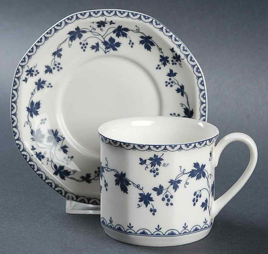 Hartford Flat Demitasse Cup & Saucer Set by Royal Doulton-1