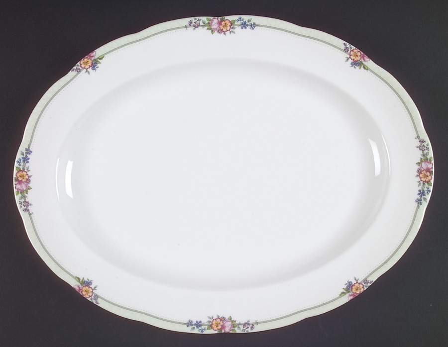 Hartington 16" Oval Serving Platter by Royal Albert-1