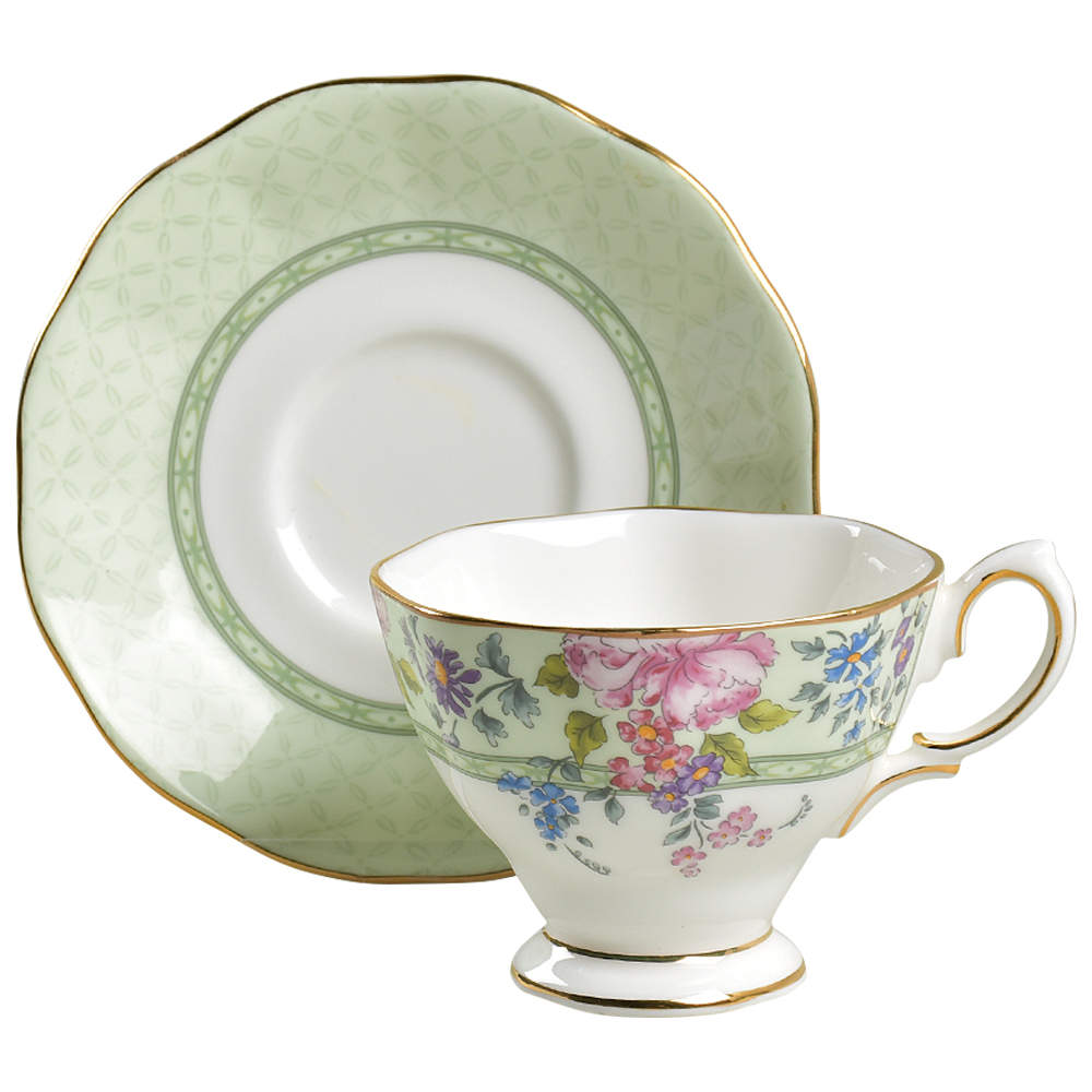 Hartington Footed Cup & Saucer Set by Royal Albert-1
