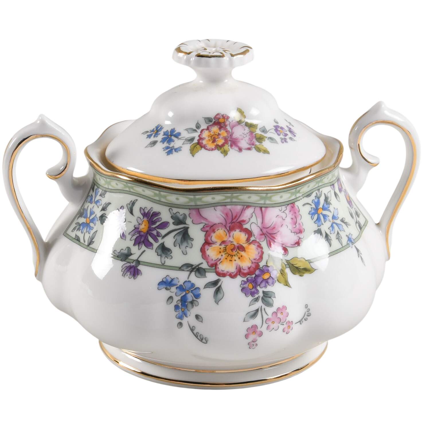 Hartington Sugar Bowl & Lid by Royal Albert-1