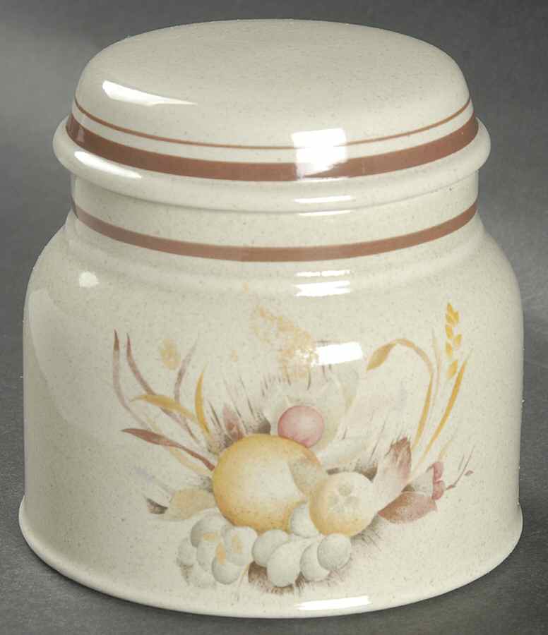 Harvest Time Sugar Bowl & Lid by Royal Doulton-1