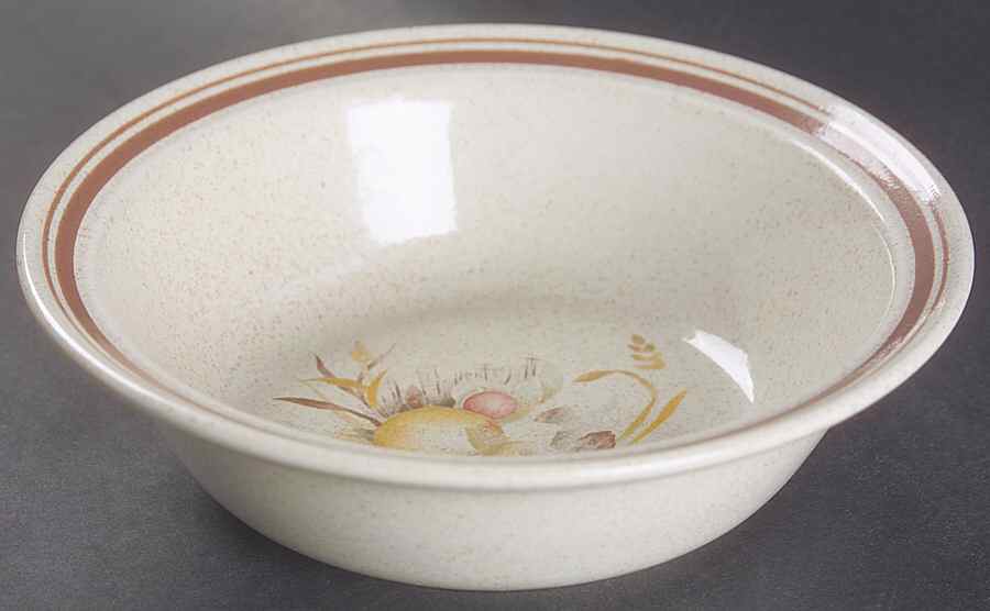 Harvest Time Rim Fruit/Dessert (Sauce) Bowl by Royal Doulton-1