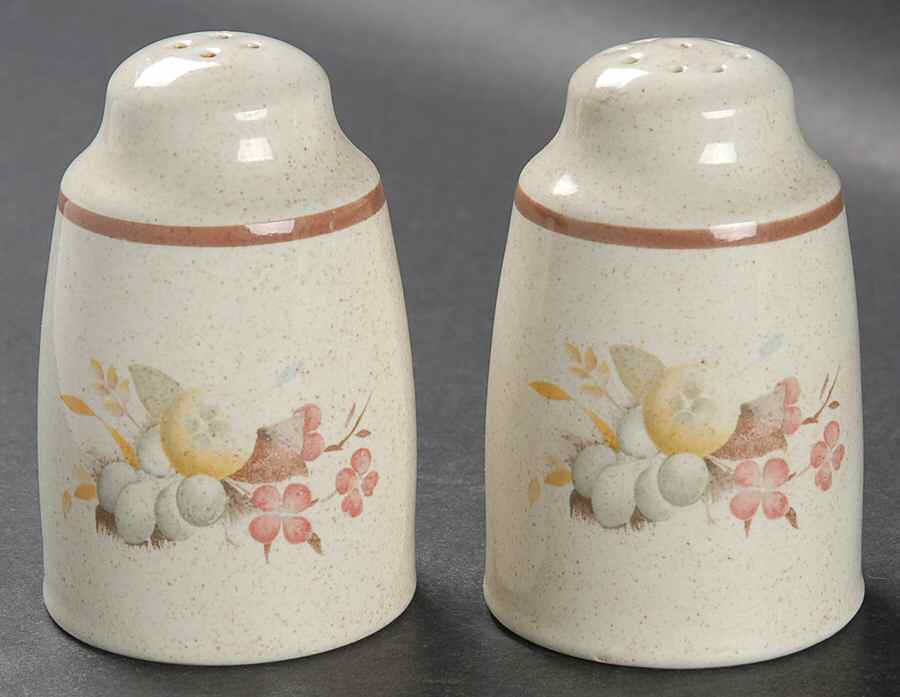 Harvest Time Salt & Pepper Set by Royal Doulton-1