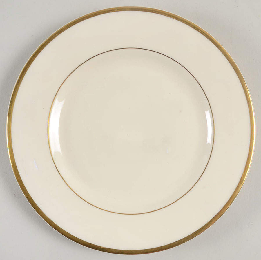 Heather (Gold Trim, Albion Shape) Bread & Butter Plate by Royal Doulton-1