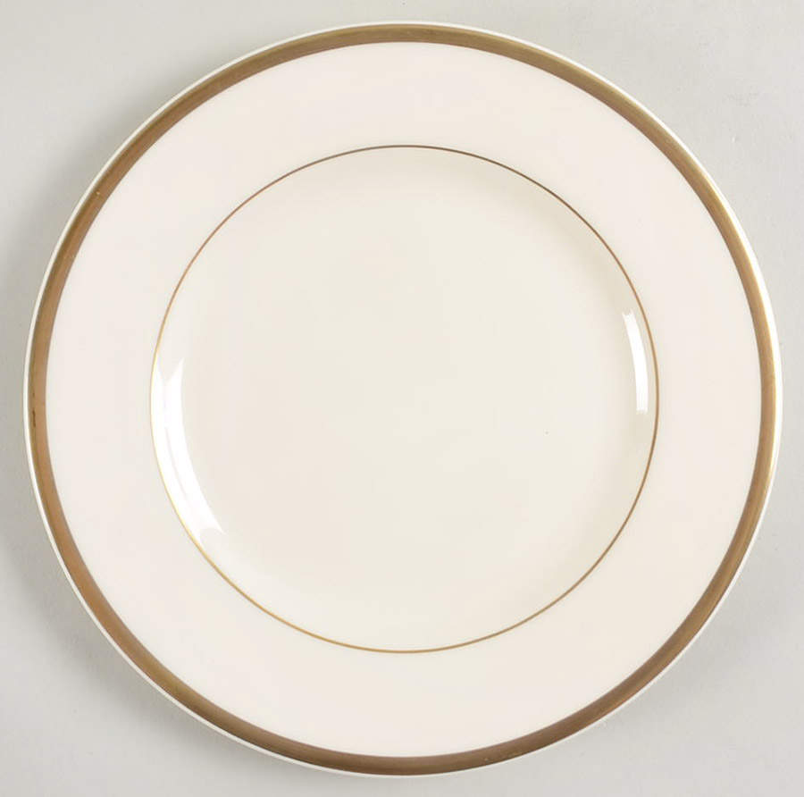 Heather (Gold Trim, Albion Shape) Bread & Butter Plate by Royal Doulton-1