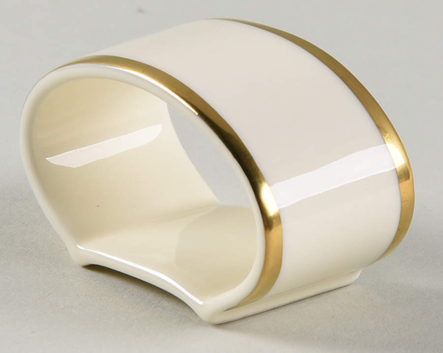Heather (Gold Trim, Albion Shape) Napkin Ring by Royal Doulton-1