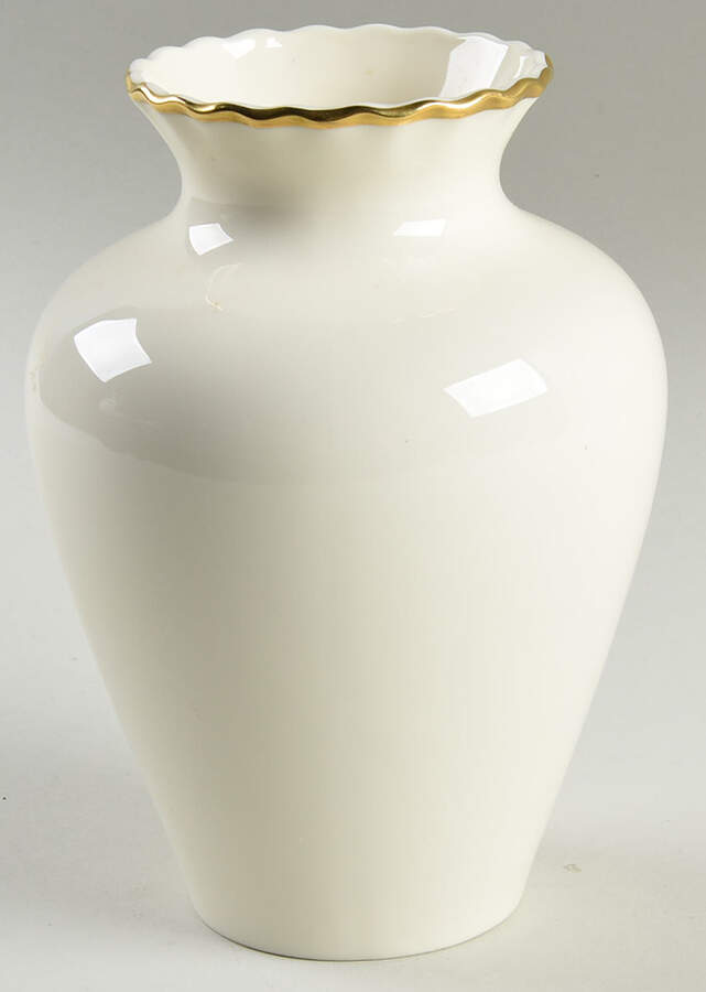 Heather (Gold Trim, Albion Shape) 7" Vase by Royal Doulton-1