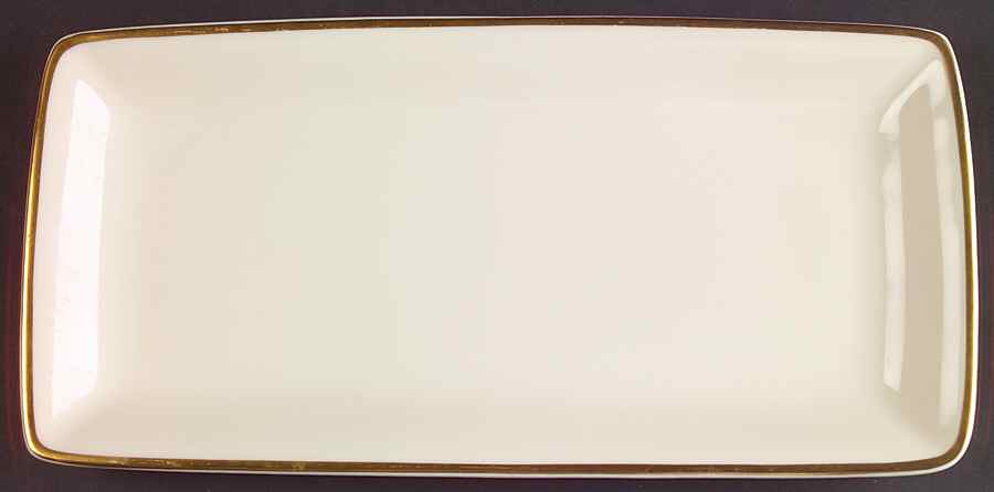 Heather (Gold Trim, Albion Shape) Large Sandwich Tray by Royal Doulton-1