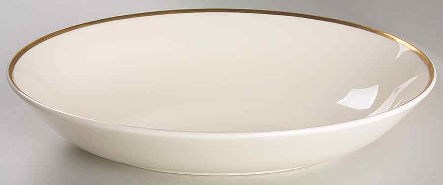 Heather (Gold Trim, Albion Shape) 9" Oval Vegetable Bowl by Royal Doulton-1