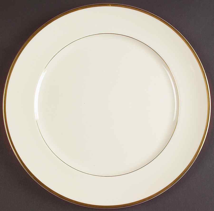 Heather (Gold Trim, Albion Shape) Service Plate (Charger) by Royal Doulton-1