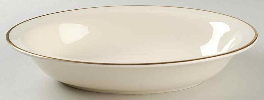 Heather (Gold Trim, Albion Shape) 10" Oval Vegetable Bowl by Royal Doulton-1